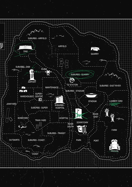 Verdansk Blueprint Map / PLATINA