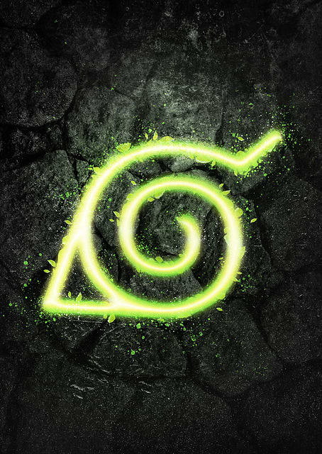 Naruto Konohagakure Symbol / PLATINA