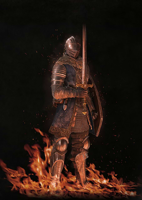 Chosen Undead in Flames / platina