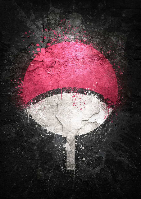 Naruto Uchiha Symbol / platina