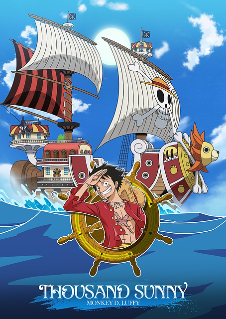 Ship: Thousand Sunny / Captain: Monkey D. Luffy / PLATINA