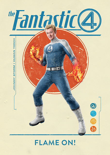 Johnny Storm Flame On / PLATINA