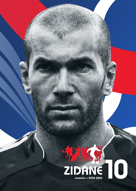 Zinedine Zidane Portrait / PLATINA
