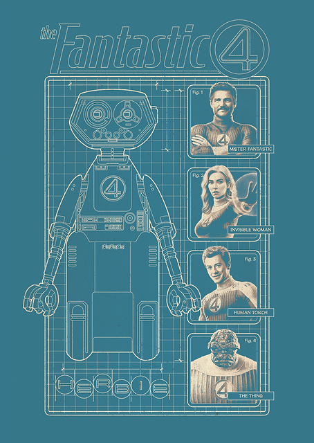 The Fantastic Four First Steps Schematic / PLATINA