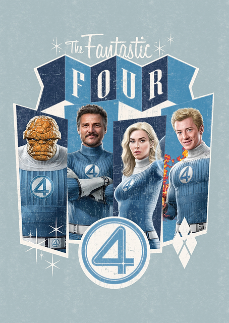 The Fantastic Four First Steps Vintage Modern / PLATINA