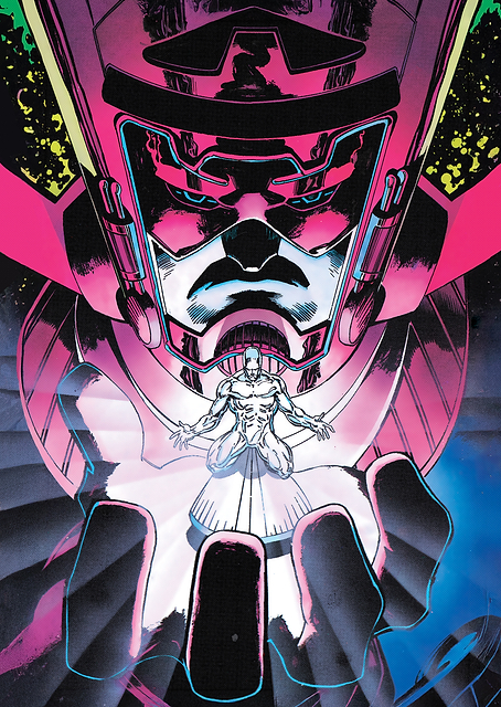 Galactus and Silver Surfer Together / PLATINA