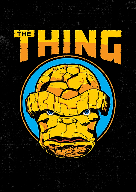 Fantastic Four Classic The Thing Head / PLATINA