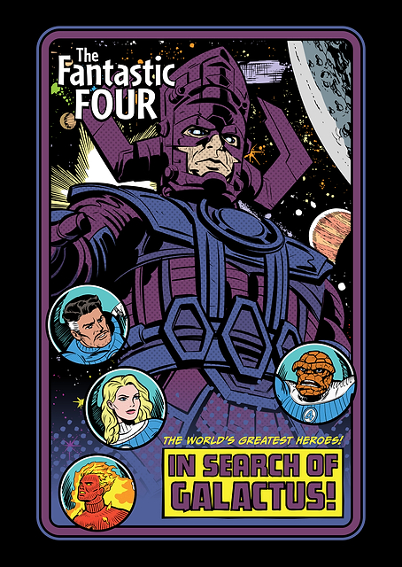 The Fantastic Four Comic In Search of Galactus / PLATINA