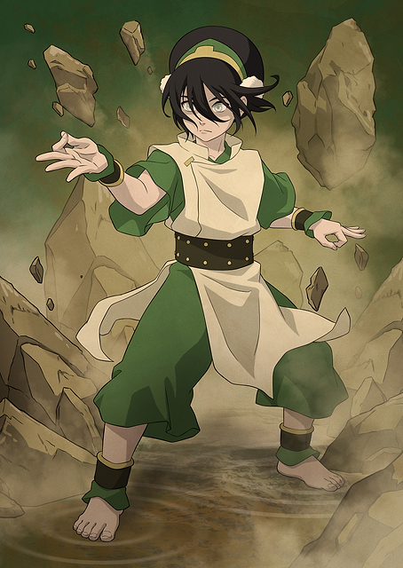 Toph Beifong Earthbending / PLATINA