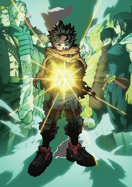 MHA Season 6 Izuku Midoriya Unleashing One For All / PLATINA