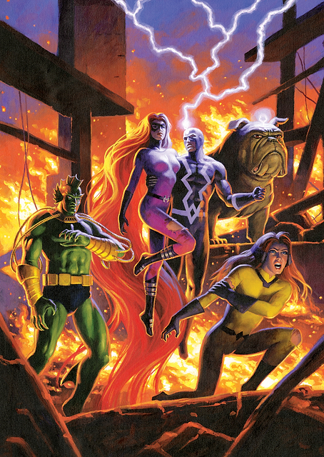 The Inhumans in the Flames / PLATINA