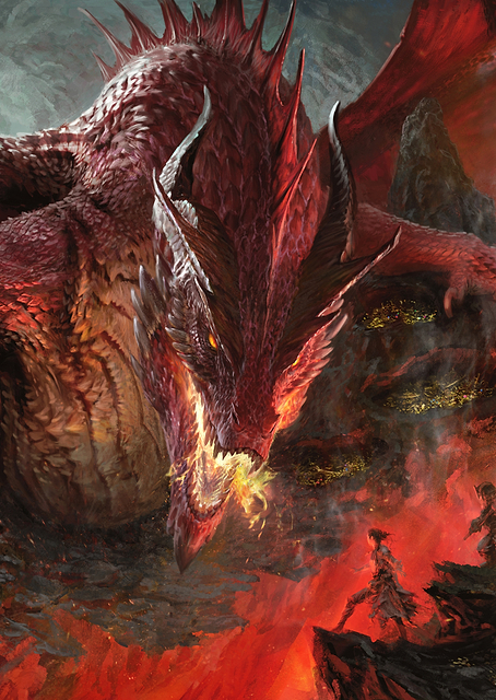D&D Handbook Red Dragon / PLATINA