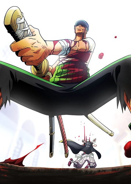 Iconic Moments Brushed Zoro vs Mr. 1 / PLATINA