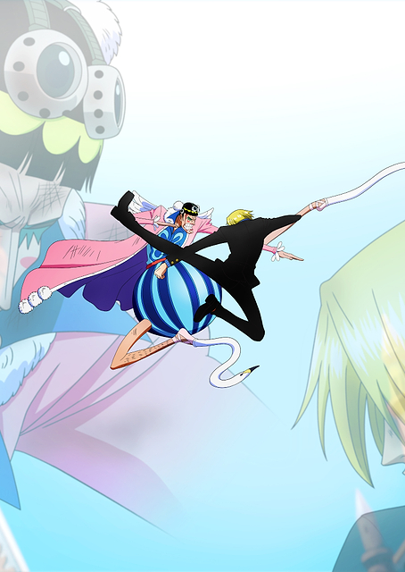 Iconic Moments Brushed Sanji vs Mr. 2 / PLATINA