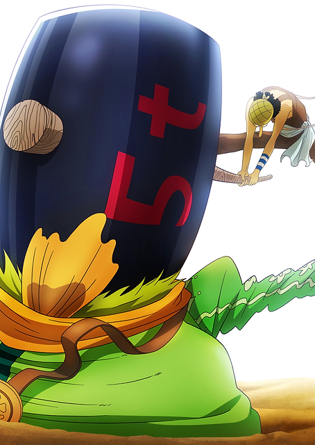 Iconic Moments Brushed Usopp vs Mr. 4 / PLATINA