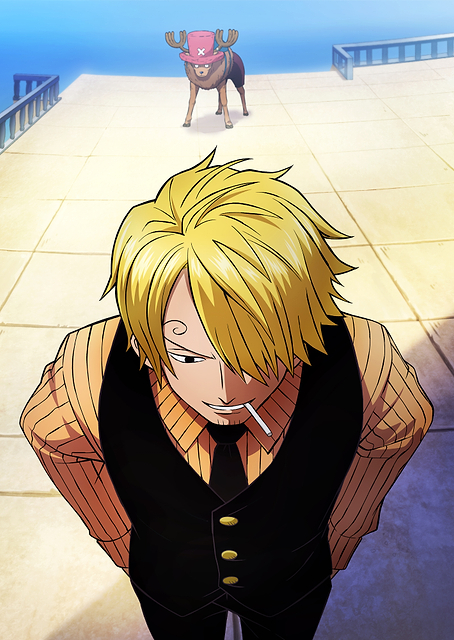 Iconic Moments Brushed Sanji & Chopper / PLATINA