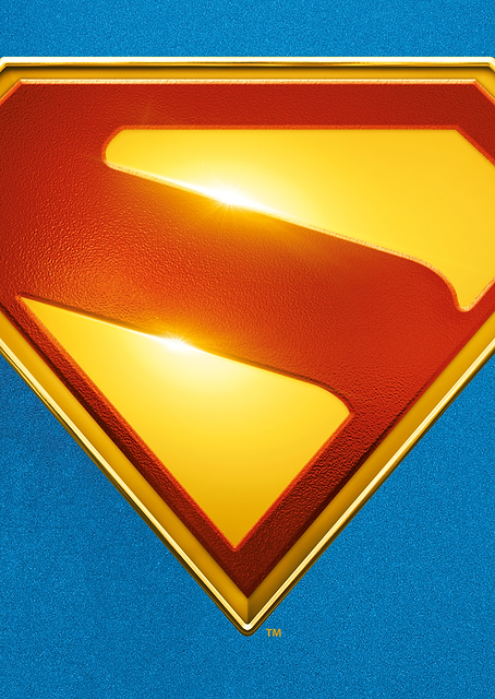 Iconic Superman S Shield Poster / PLATINA
