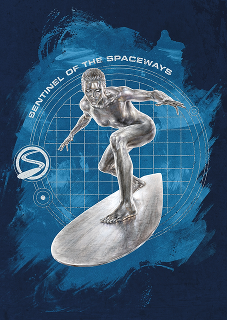 Silver Surfer Sentinel of the Spaceways / PLATINA
