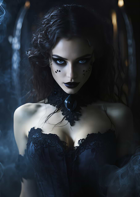 Dark Witch Portrait / platina