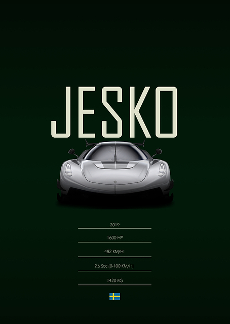 2019 Koenigsegg Jesko / PLATINA