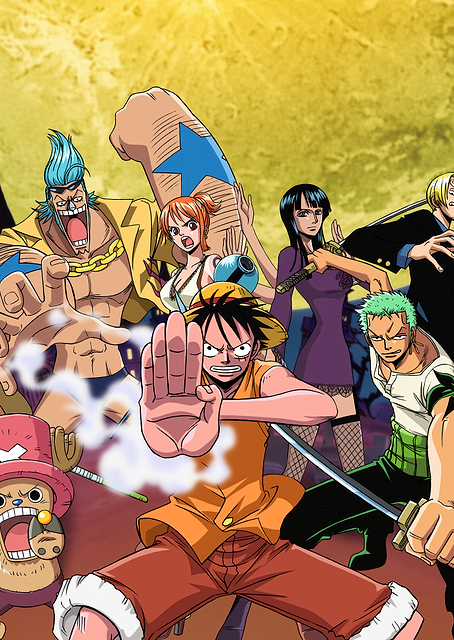 Thriller Bark Straw hat Crew with the Moon / PLATINA