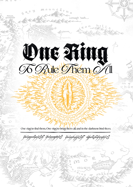 TLOTR One Ring to Rule Them All / PLATINA