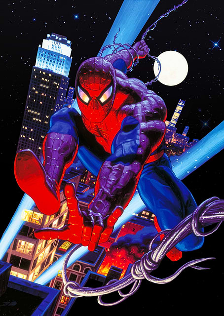 Spider-Man: Night Vigil Over NYC / platina