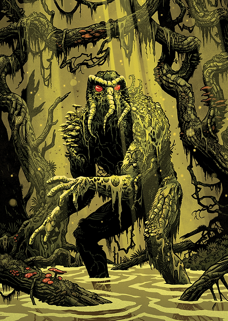 Marvel Man-Thing in Murky Waters / PLATINA