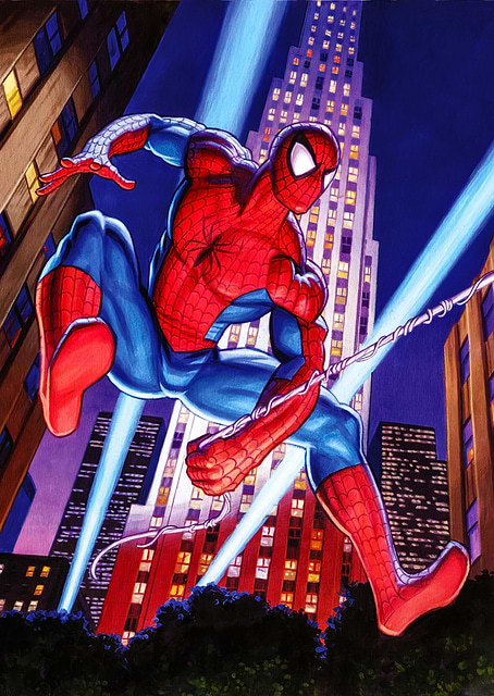 Spider-Man City at Night / platina