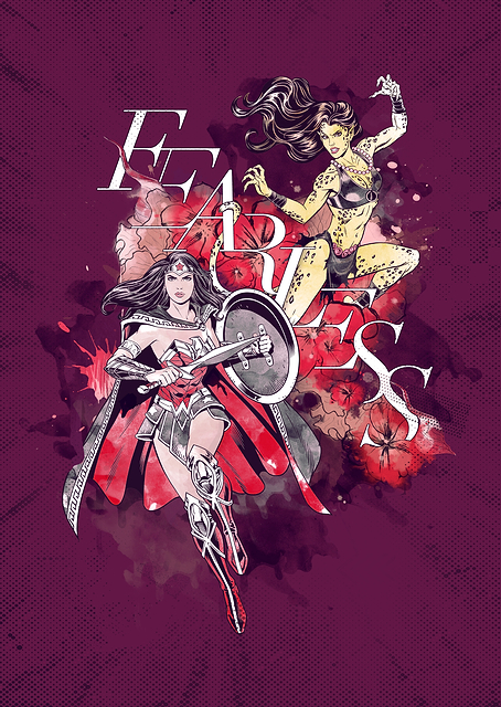 DC: Fearless Wonder Woman and Cheetah / platina