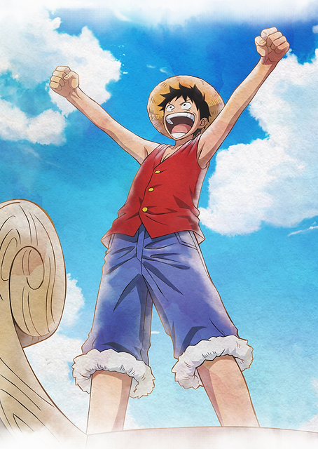 Iconic Watercolor Luffy's Adventure Beginning / PLATINA