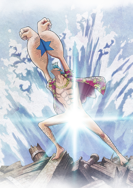 Iconic Watercolor Franky's Goodbye to Water 7 / PLATINA