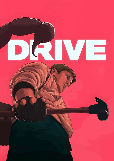 Drive Movie Poster Illustration / platina