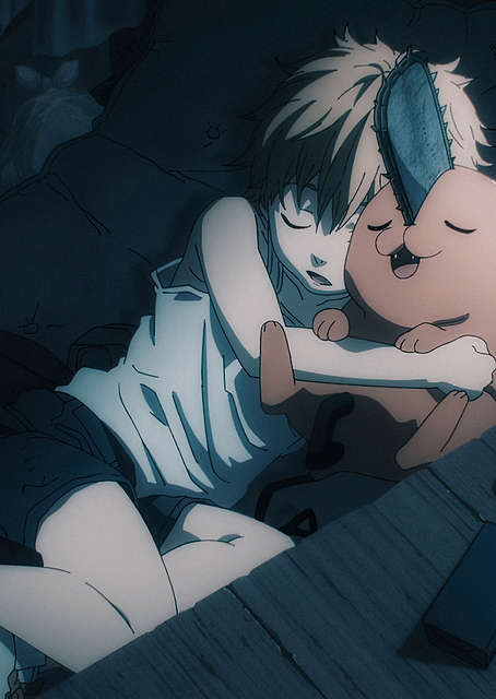 EP10 Denji sleeping with Pochita / PLATINA