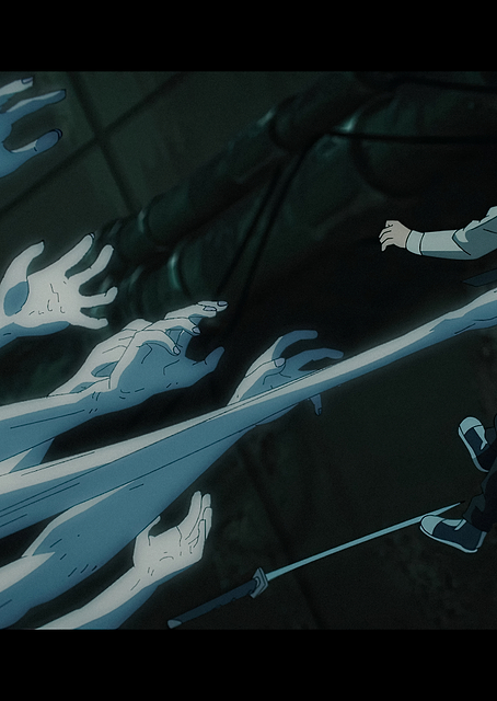 EP11 Aki fighting Ghost Devil / PLATINA