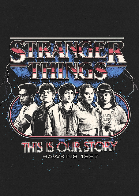 Stranger Things: Hawkins 1987 Crew / PLATINA