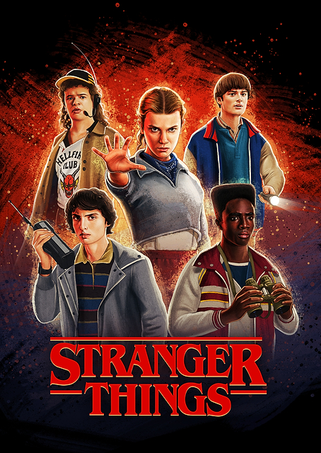 Stranger Things: Iconic Group Poster / PLATINA