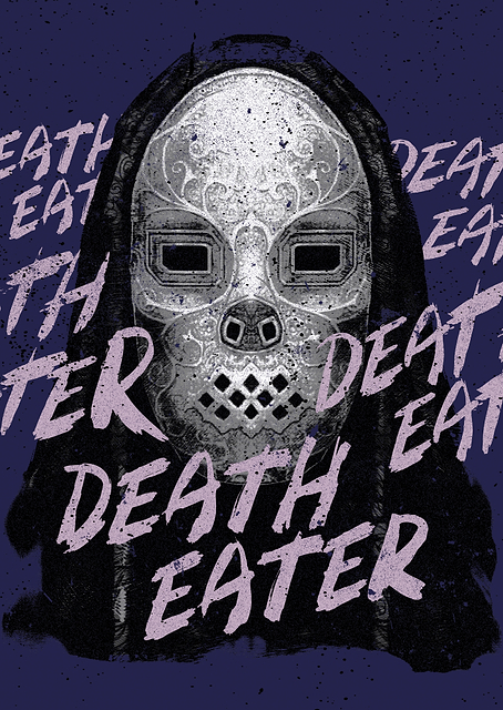 Harry Potter Death Eater Mask / PLATINA
