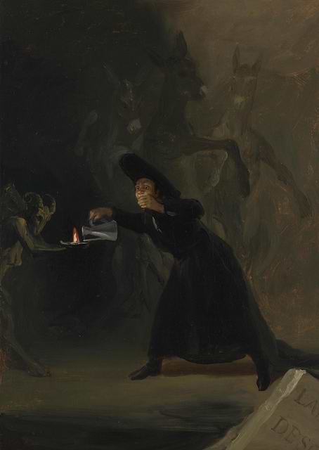 Witches' Sabbath by Goya / platina