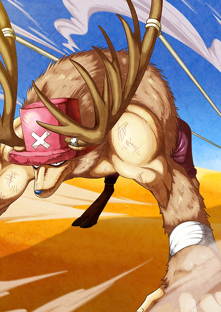 Iconic Painted Chopper Heavy Point and Usopp / PLATINA