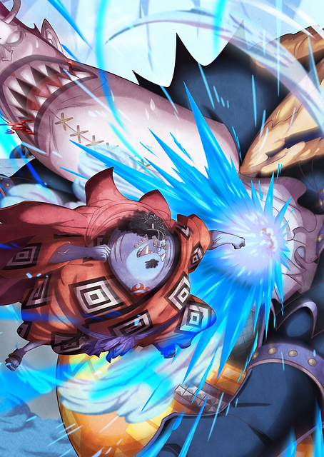 Iconic Painted Jinbe vs Gecko Moria / PLATINA