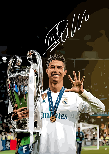 Cristiano Ronaldo Champions League Victory / PLATINA