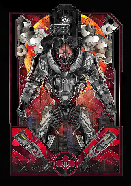 Smasher Stained Glass / platina