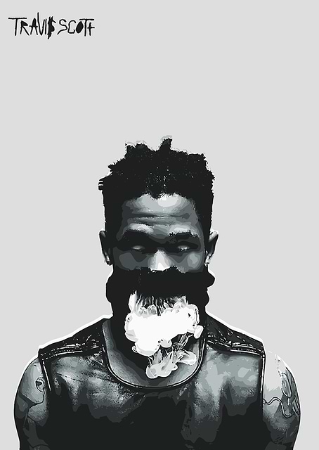 Travis Scott with Smoke / platina