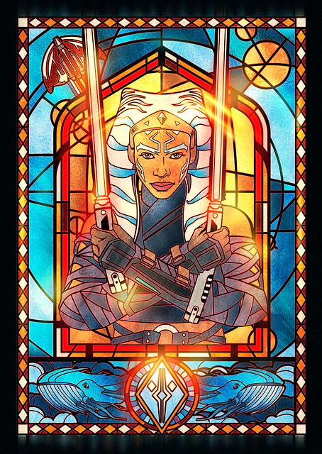 Ahsoka Stained Glass / PLATINA