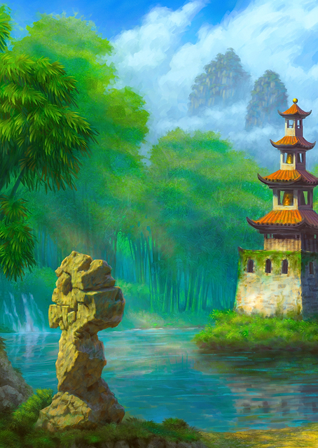 Pandaria's Verdant Pagoda Sanctuary / PLATINA