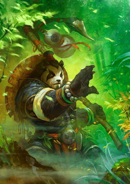 Mists of Pandaria: Pandaren Monk / platina