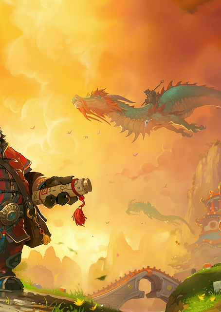 Pandaren Journey Under Golden Skies / PLATINA