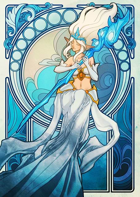 Art Nouveau Janna / platina