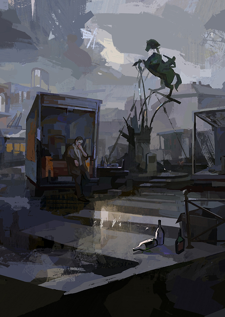 Revachol's Gritty Urban Canvas / PLATINA